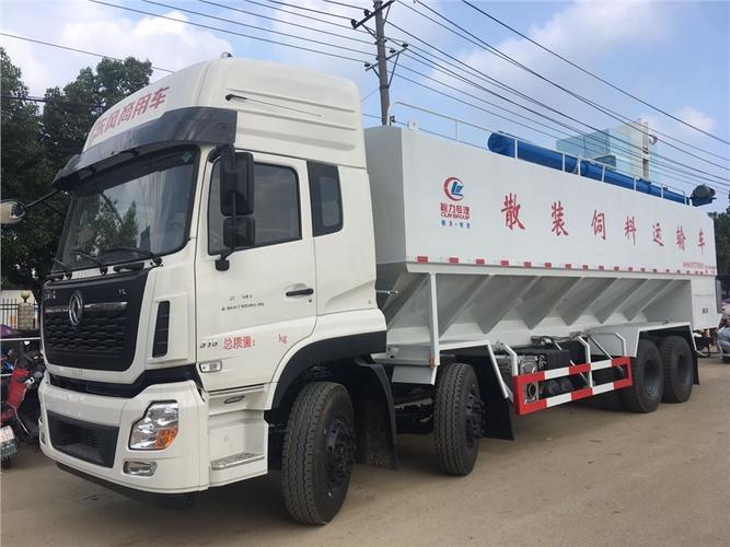 可上高速的拉飼料罐車畜禽20立方豬場罐裝料車